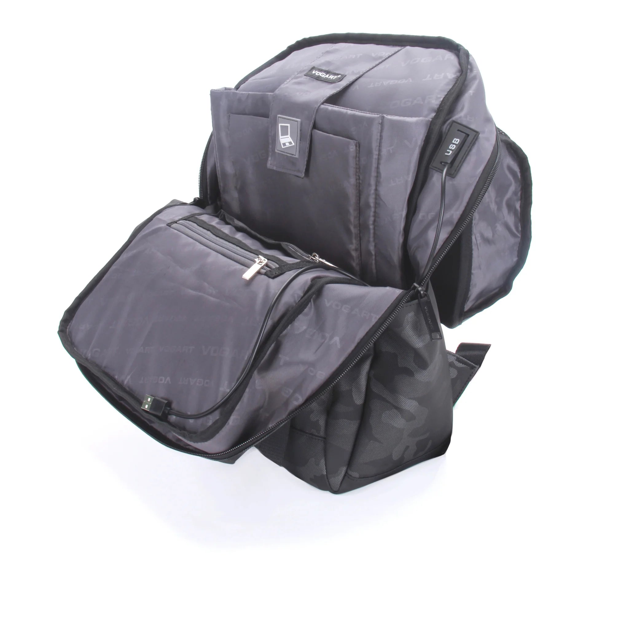Delta large camouflage print backpack