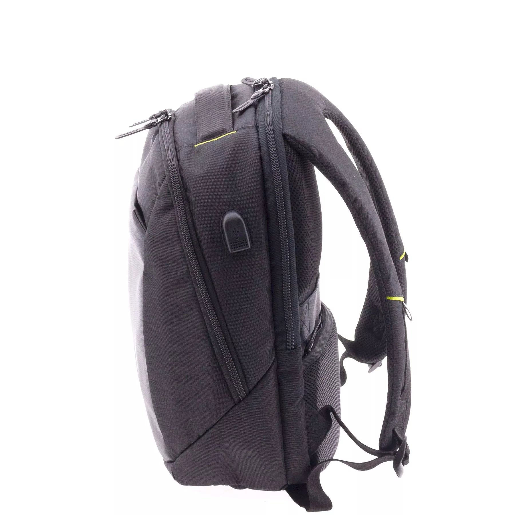 Boston Small Backpack – Nylon and PU for work